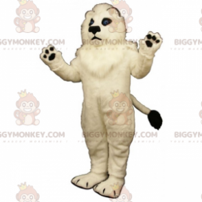 Witte leeuw BIGGYMONKEY™ mascottekostuum - Biggymonkey.com