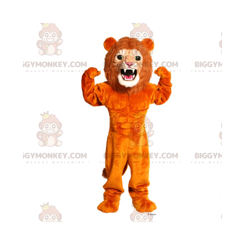 Στολή μασκότ Fierce Lion BIGGYMONKEY™ - Μασκότ λιονταριών - BIGGYMONKEY_016055 - BiggyMonkey.com