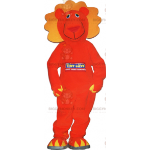 Orange Lion BIGGYMONKEY™ Mascot Costume - Biggymonkey.com