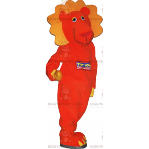 Orange Lion BIGGYMONKEY™ Mascot Costume - Biggymonkey.com