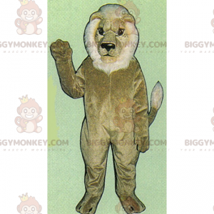 Wise Lion BIGGYMONKEY™ maskotkostyme - Løve maskoter - BIGGYMONKEY_016058 - BiggyMonkey.com
