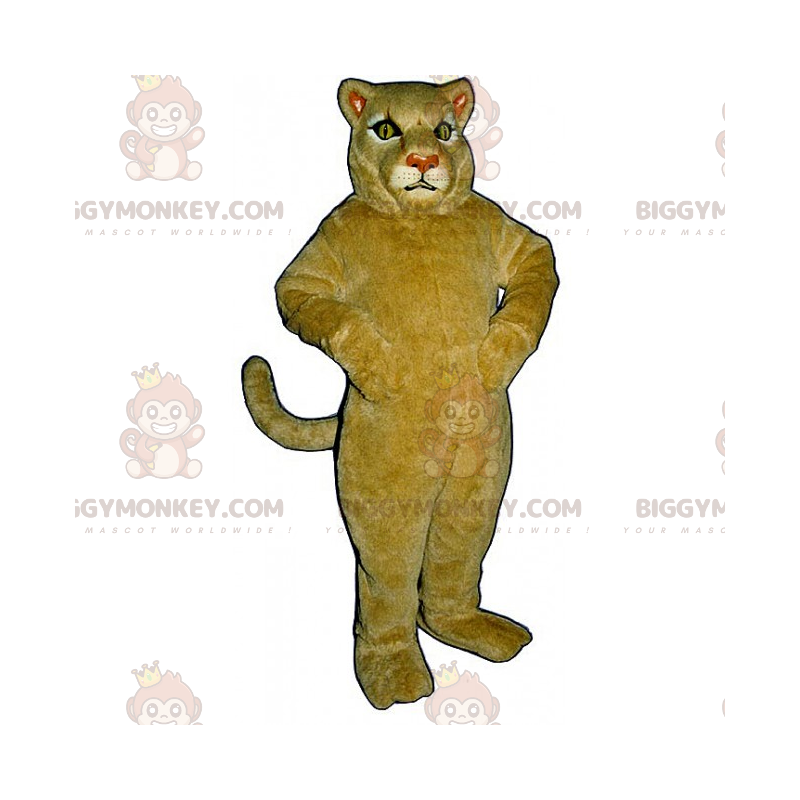 Beige Löwin BIGGYMONKEY™ Maskottchenkostüm - Biggymonkey.com Beige Löwin BIGGYMONKEY™ Maskottchenkostüm - Biggymonkey.com