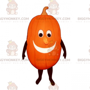 BIGGYMONKEY™ Long Pumpkin Mascot Costume With Smile -