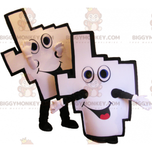 Pixel Hand BIGGYMONKEY™ Maskotdräkt - BiggyMonkey maskot