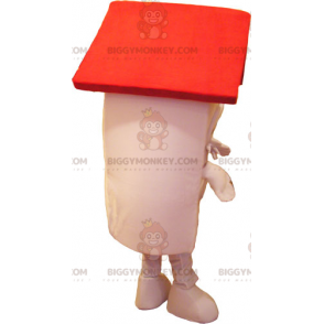 BIGGYMONKEY™ Red Roof Playhouse Maskotdräkt - Husmaskot - BIGGYMONKEY_016109 - BiggyMonkey.com