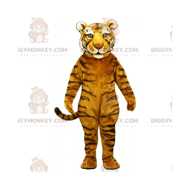 Majestic Green Eyed Tiger BIGGYMONKEY™ maskotkostume - Tigermasker - BIGGYMONKEY_016110 - BiggyMonkey.com