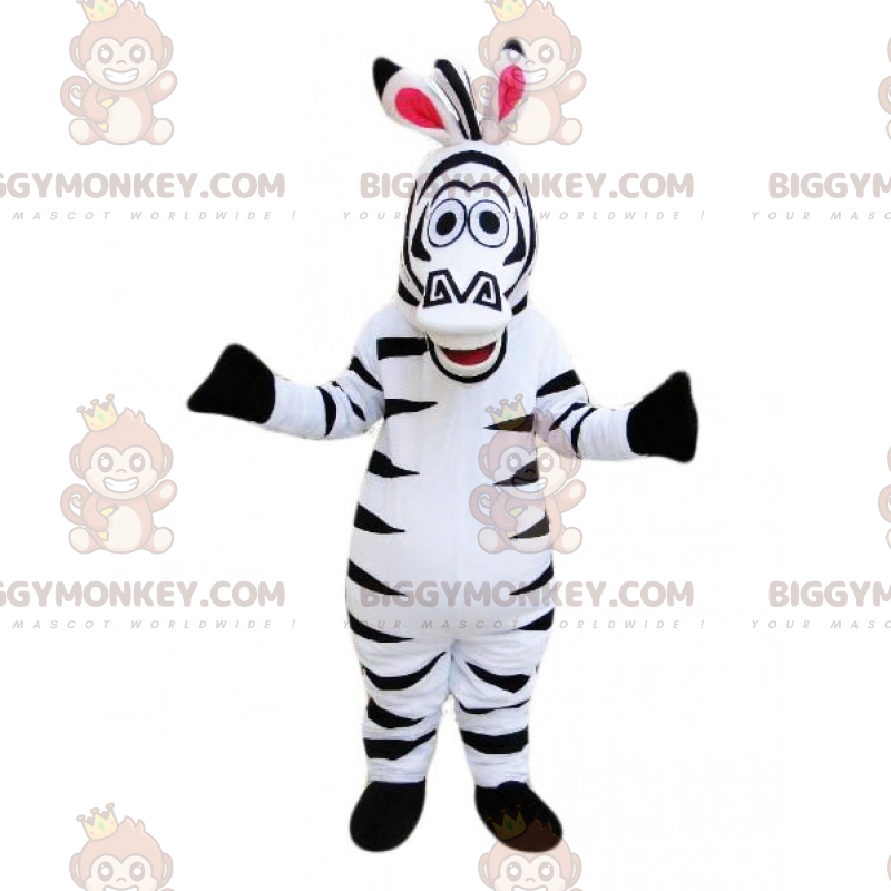 Marty the Zebra BIGGYMONKEY™ Mascot Costume - Madagascar (The Marty the Zebra BIGGYMONKEY™ Mascot Costume - Madagascar (The