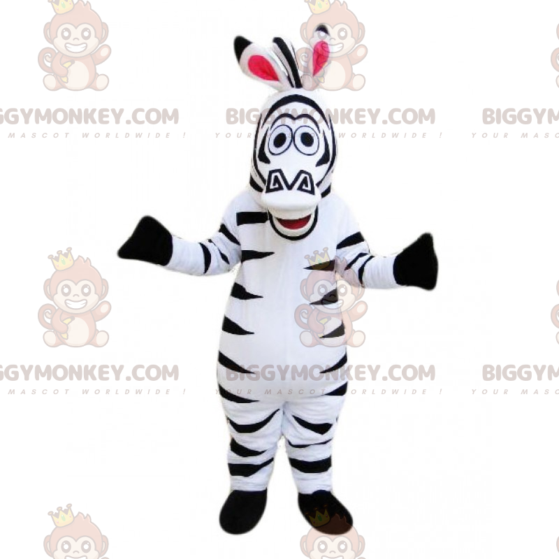 Marty the Zebra BIGGYMONKEY™ Mascot Costume - Madagascar (The