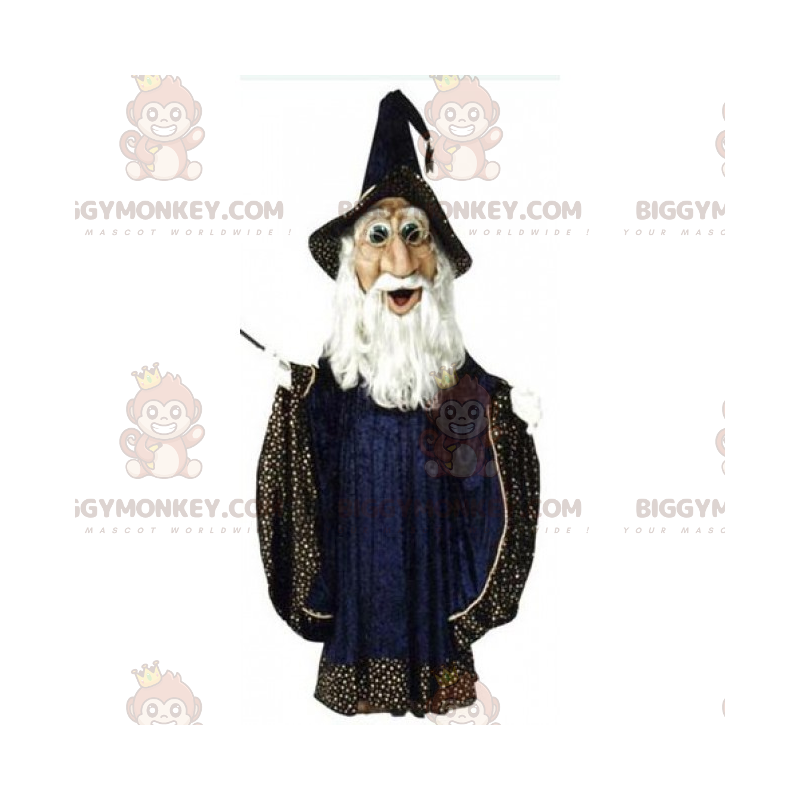 Costume de mascotte BIGGYMONKEY™ de Merlin l'enchanteur -