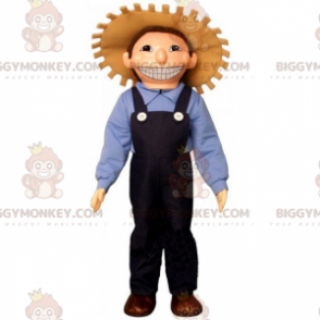 Ammatti BIGGYMONKEY™ maskottiasu - Farmer hattu - Luokittelemattomat maskotit - BIGGYMONKEY_016125 - BiggyMonkey.com