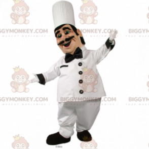 Profession BIGGYMONKEY™ maskottiasu - kokki viiksillä - Miesten maskotit - BIGGYMONKEY_016129 - BiggyMonkey.com