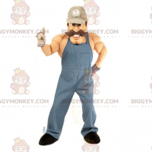 Costume da mascotte BIGGYMONKEY™ di professione - Meccanico -