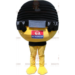 Round Microphone BIGGYMONKEY™ Mascot Costume - Biggymonkey.com