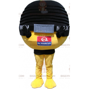 Round Microphone BIGGYMONKEY™ Mascot Costume - Biggymonkey.com