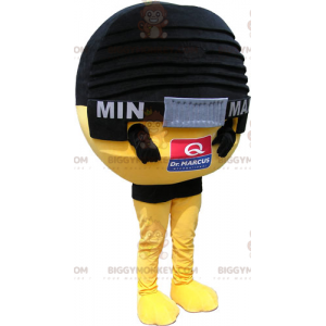 Round Microphone BIGGYMONKEY™ Mascot Costume - Biggymonkey.com