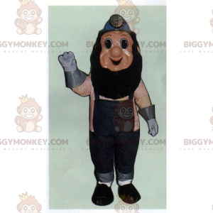 Costume de mascotte BIGGYMONKEY™ de mineur en tenue de travail