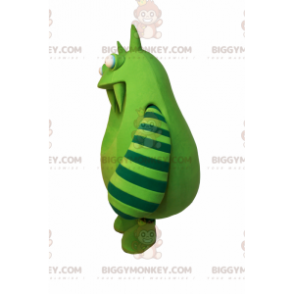 Grønt monster BIGGYMONKEY™ maskotkostyme med armstriper - Monster maskot - BIGGYMONKEY_016147 - BiggyMonkey.com