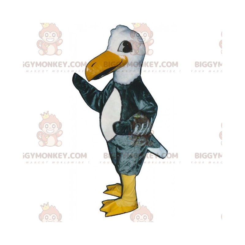 Grå fjädermås BIGGYMONKEY™ maskotdräkt - BiggyMonkey maskot Grå fjädermås BIGGYMONKEY™ maskotdräkt - BiggyMonkey maskot