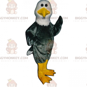 Zweifarbiges Möwe-BIGGYMONKEY™-Maskottchen-Kostüm -