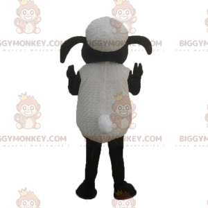 Cartoon-Schaf BIGGYMONKEY™ Maskottchen-Kostüm - Biggymonkey.com