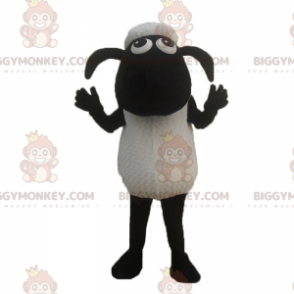 Κοστούμι μασκότ προβάτων BIGGYMONKEY™ κινουμένων σχεδίων -