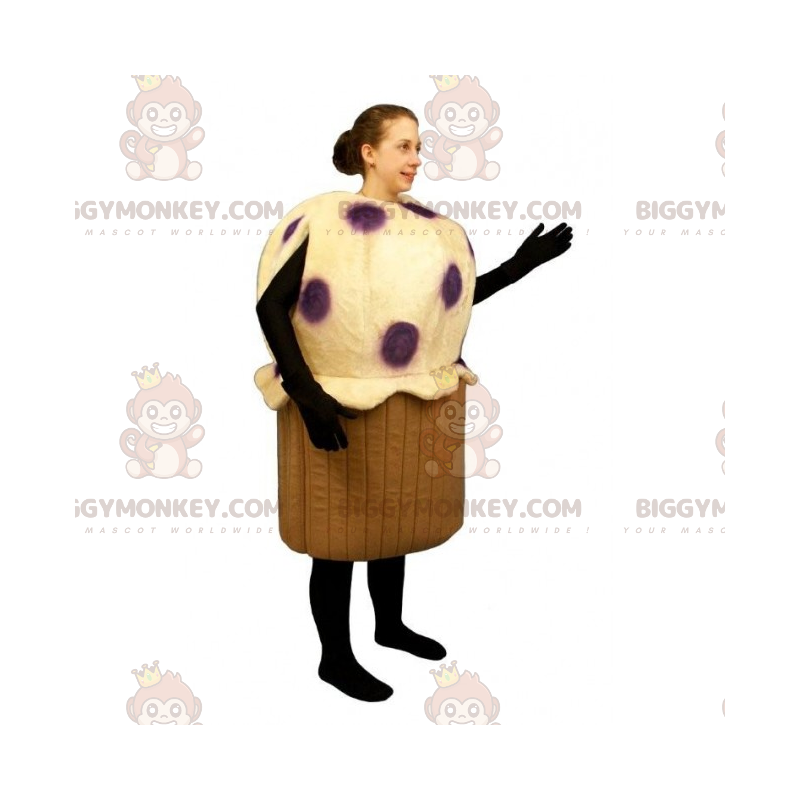 Kostým maskota BIGGYMONKEY™ s ovocným muffinem – Biggymonkey.com