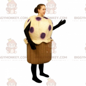 Disfraz de mascota BIGGYMONKEY™ de muffin de frutas -