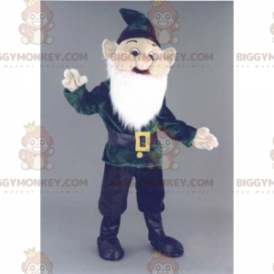 Gartenzwerg mit langem Bart BIGGYMONKEY™ Maskottchen-Kostüm -