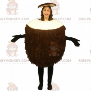 Coconut BIGGYMONKEY™ Maskottchen-Kostüm - Fruchtmaskottchen - BIGGYMONKEY_016167 - BiggyMonkey.com
