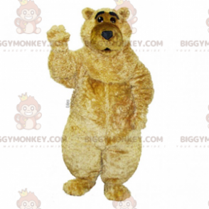 Traje de mascote de pelúcia bege macio BIGGYMONKEY™ –