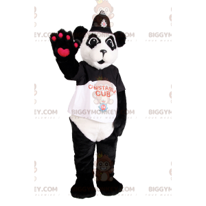 BIGGYMONKEY™ Panda Mascot Costume In Policeman Outfit -