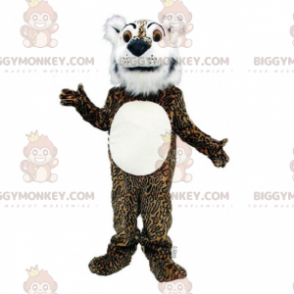 Weichohriger Panther BIGGYMONKEY™ Maskottchenkostüm -