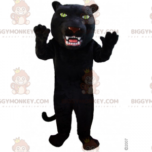 Panther BIGGYMONKEY™ Maskottchenkostüm mit großem Kopf -