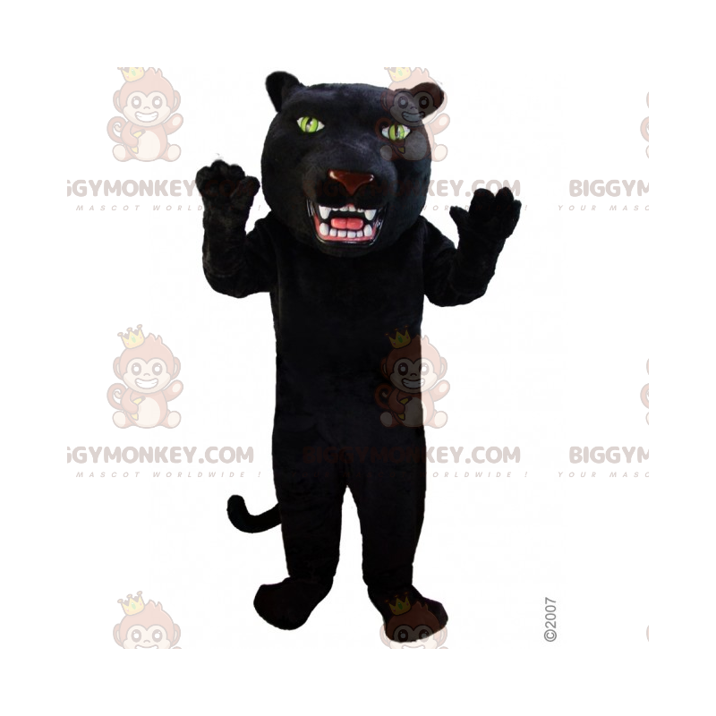Panther BIGGYMONKEY™ maskotkostume med stort hoved - Panther BIGGYMONKEY™ maskotkostume med stort hoved -