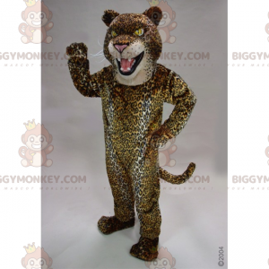 Panther BIGGYMONKEY™ Mascot Costume with Tiny Spots -