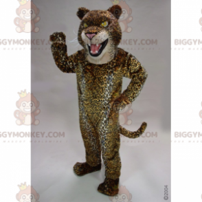 Panther BIGGYMONKEY™ maskottiasu pienillä pilkuilla - Leijonan maskotit - BIGGYMONKEY_016200 - BiggyMonkey.com