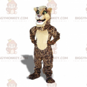 Tan & Brown Panther BIGGYMONKEY™ maskotkostume - Løvemasker - BIGGYMONKEY_016204 - BiggyMonkey.com