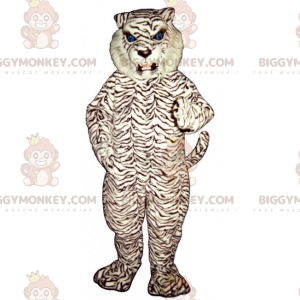Kostým maskota BIGGYMONKEY™ Blue Eyed White Panther - Maskoti lva - BIGGYMONKEY_016205 - BiggyMonkey.com