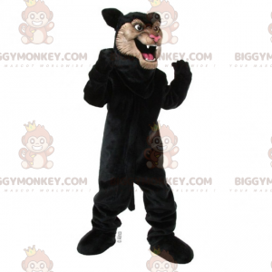 Schwarzer Panther Tan Face BIGGYMONKEY™ Maskottchen-Kostüm -
