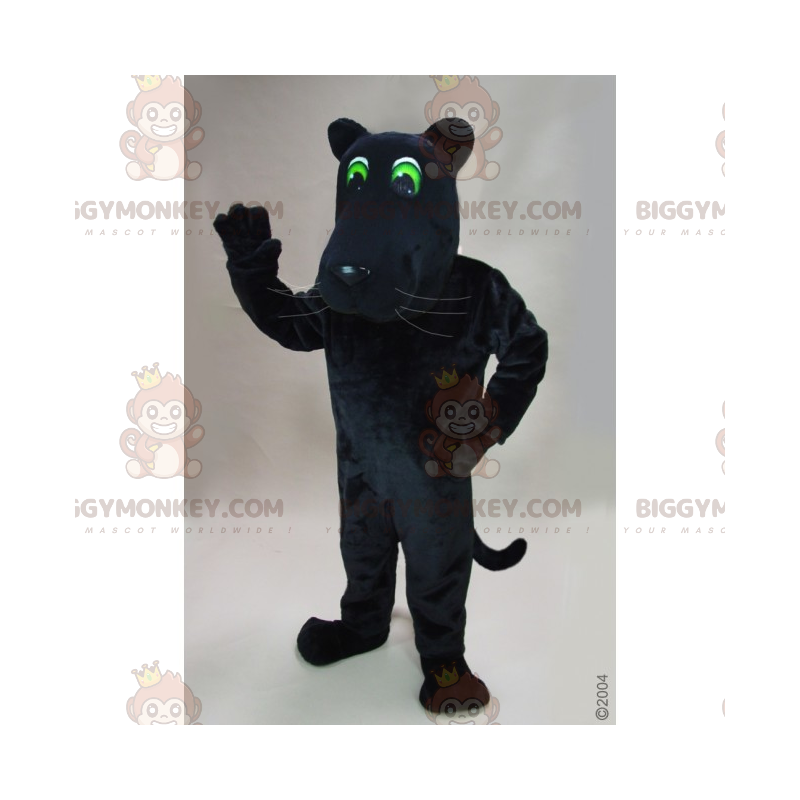 BIGGYMONKEY™ Green Eyed Black Panther maskottiasu - Leijonan maskotit - BIGGYMONKEY_016216 - BiggyMonkey.com