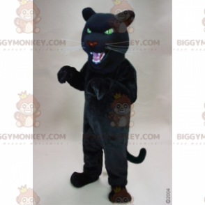 Στολή μασκότ Black Panther Green Eyes BIGGYMONKEY™ -