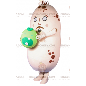 Disfraz de mascota de patata BIGGYMONKEY™ con guisante llorón -