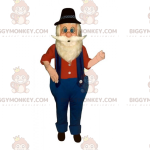 Στολή μασκότ BIGGYMONKEY™ Farmer με φόρμες - Μη ταξινομημένες μασκότ - BIGGYMONKEY_016226 - BiggyMonkey.com