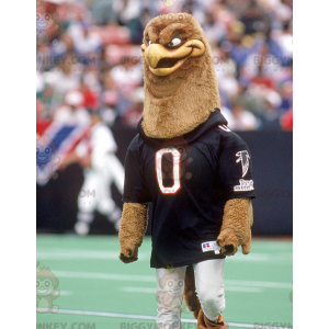 Disfraz de mascota buitre marrón BIGGYMONKEY™ en ropa deportiva