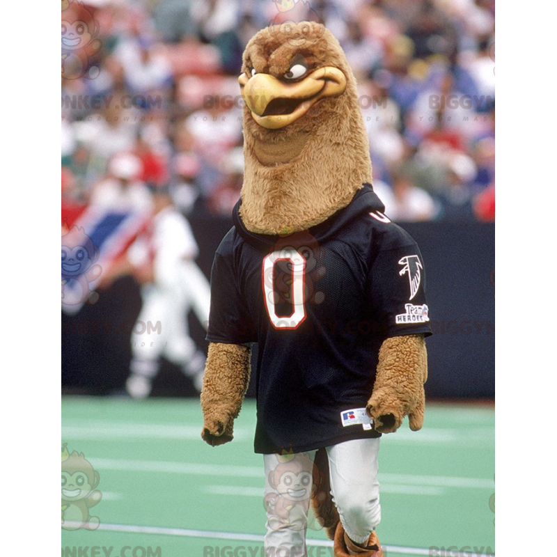 Brown Vulture BIGGYMONKEY™ Mascot Costume In Sportswear –