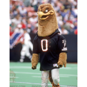 Traje de mascote de abutre marrom BIGGYMONKEY™ em roupas esportivas - Mascote de esportes - BIGGYMONKEY_01984 - BiggyMonkey.com