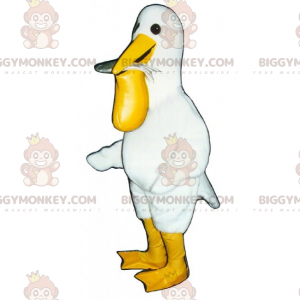 Pelican with Fish BIGGYMONKEY™ Mascot Costume - Biggymonkey.com