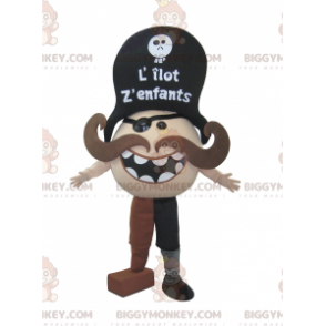 Disfraz de mascota Pirata bigotudo BIGGYMONKEY™ -