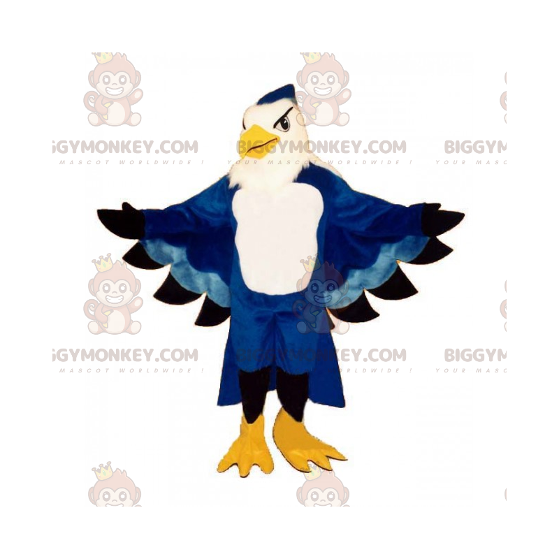 Majestic Blue Parrot BIGGYMONKEY™ Mascot Costume -