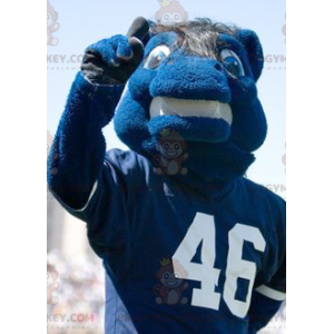 Στολή μασκότ Blue Horse BIGGYMONKEY™ σε αθλητικά ρούχα - Μασκότ αλόγων - BIGGYMONKEY_01988 - BiggyMonkey.com